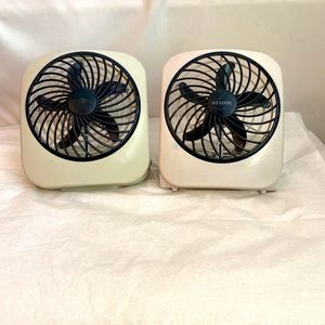 Pair of Portable Individual Fans